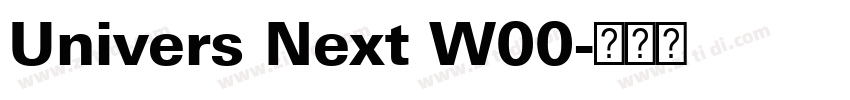 Univers Next W00字体转换